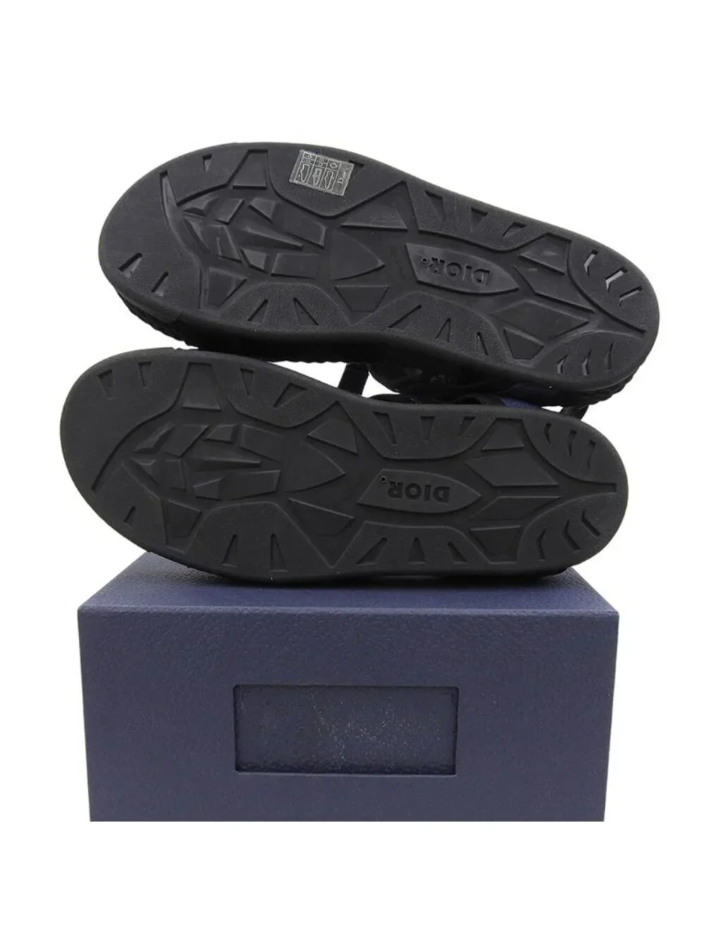 Dior Atlas Oblique Belt Sandals Black
